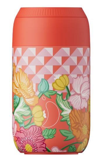 Termohrnek Chilly's Bottles - Liberty Poppy Trelis 340ml, edice Liberty/Series 2