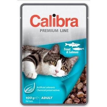 Calibra Premium Cat Adult kapsička Pstruh & Losos 100 g (8594062084785)