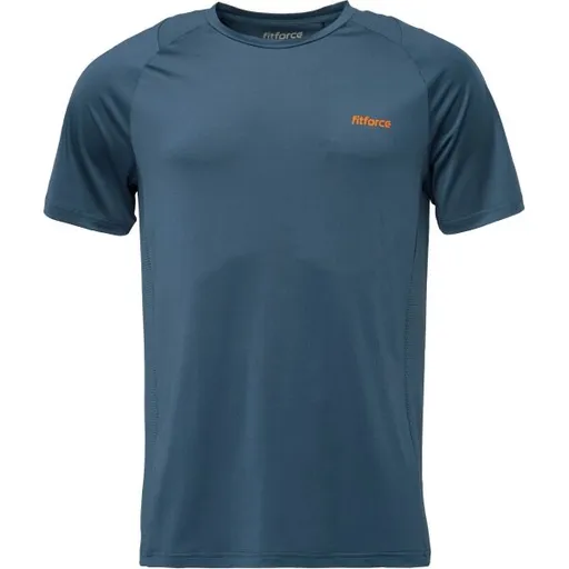 Fitforce ASLAN Pánské běžecké triko, tmavě modrá, velikost XXL