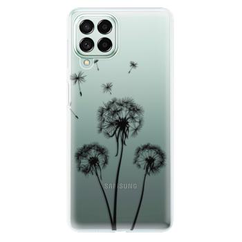 Odolné silikonové pouzdro iSaprio - Three Dandelions - black - Samsung Galaxy M53 5G