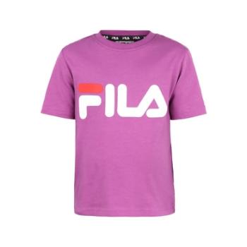 Fila Dětské tričko Lea purple kaktus flower