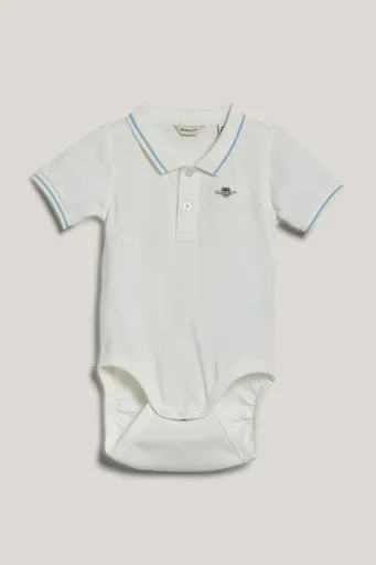 BODY GANT CONTRAST TP PIQUE BODY WHITE