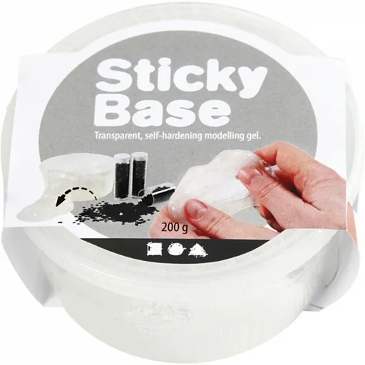 Samotvrdnoucí transparentní hmota 200g – Sticky base
