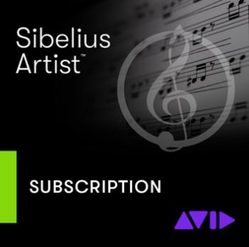 AVID Sibelius 1Y Subscription (Digitální produkt)