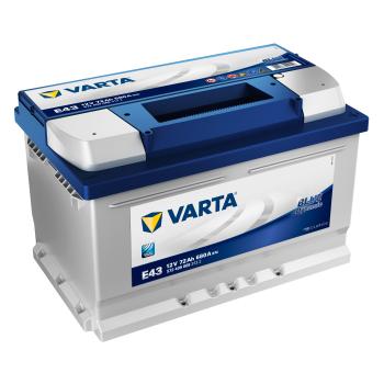 Autobaterie Varta Blue Dynamic 72Ah, 12V, 680A, E43