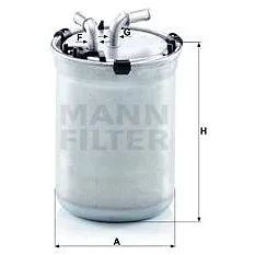 MANN-FILTER WK823/2 pro vozy AUDI;SEAT;SKODA;VW (WK823/2)