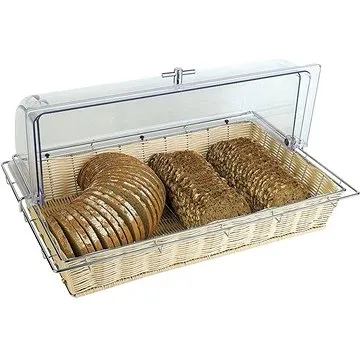 Koš na pečivo bez poklopu 53x32,5 cm bufetový omyvatelný umělý ratan APS (227772325)