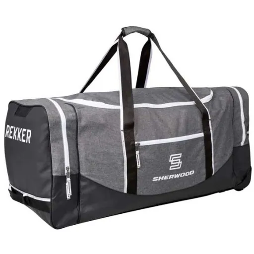 SHERWOOD REKKER TEAM WHEEL Hokejová taška, šedá, velikost