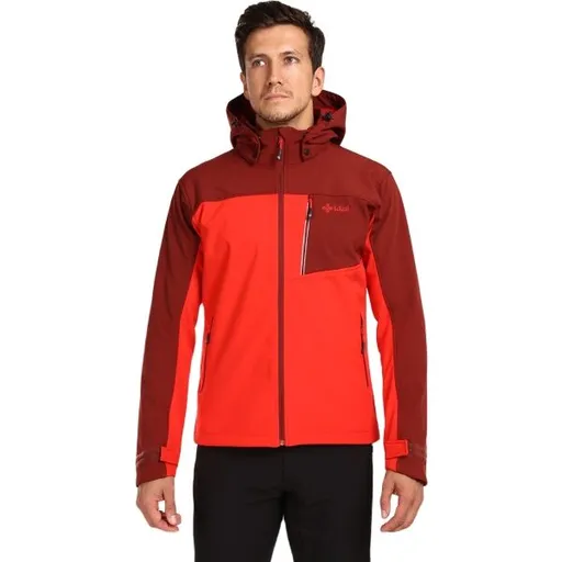 KILPI RAVIO Pánská softshellová bunda, červená, velikost XXXL