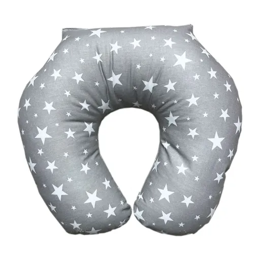 Polášek Cestovní polštářek - Šedá / hvězdy