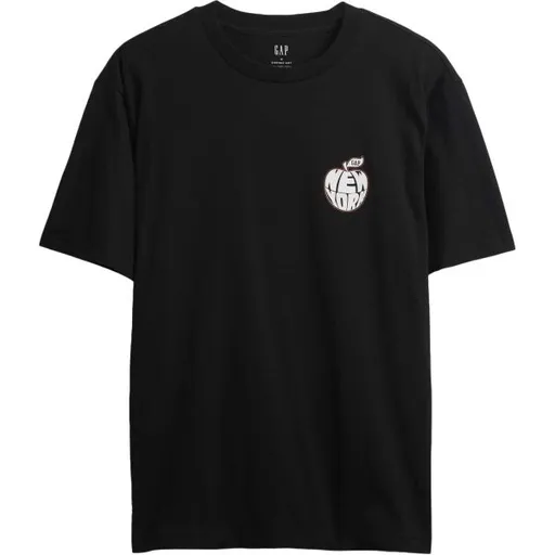 GAP V-FRCH SS GAP VINTAGE GRAPHICS Pánské tričko, černá, velikost