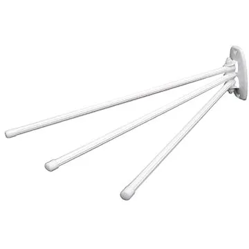 ALDOTRADE sušák na ručníky 3 ramenný, bílý (8594032170159)