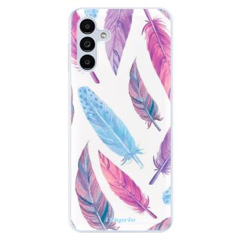 Odolné silikonové pouzdro iSaprio - Feather Pattern 10 - Samsung Galaxy A13 5G