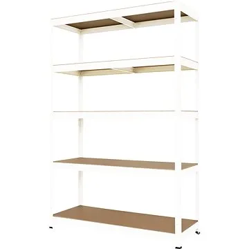 Regál KOVONA FUTUR PLUS 180 x 120 x 45 cm, bílý (VRFUV18012045050245)