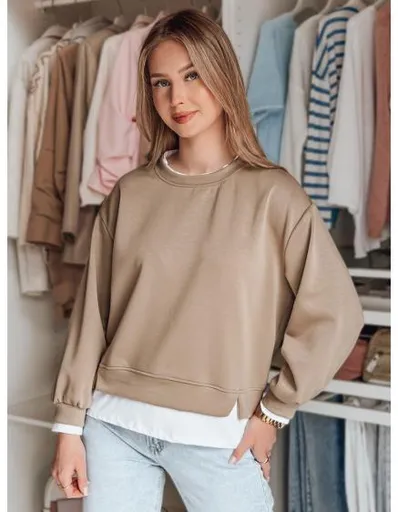 LUZZIO moka dámská blůza oversize