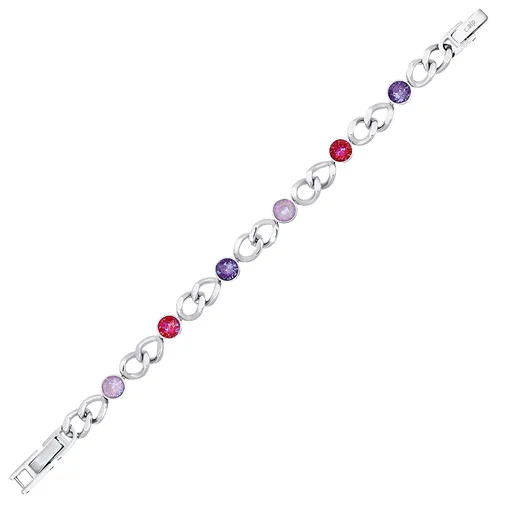 CRYSTalp Půvabný náramek se Swarovski krystaly Solara 22295.PIN.E