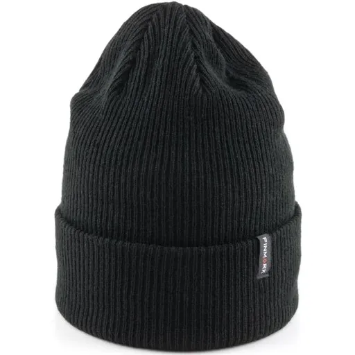 Finmark WINTER HAT Zimní pletená čepice, černá, velikost UNI