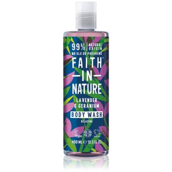 Faith In Nature Lavender & Geranium relaxační sprchový gel 400 ml