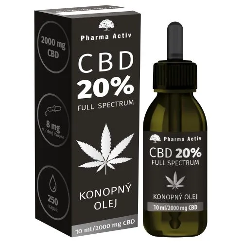 Pharma Activ CBD 20 % Full Spectrum konopný olej 10 ml