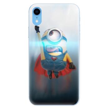 Odolné silikonové pouzdro iSaprio - Mimons Superman 02 - iPhone XR