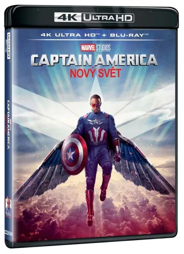 Captain America: Nový svět (4K ULTRA HD + BLU-RAY) (2 BLU-RAY)
