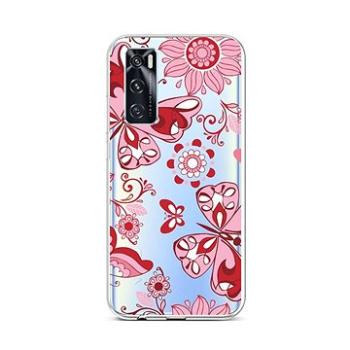 TopQ Vivo Y70 silikon Pink Butterfly 67190 (Sun-67190)