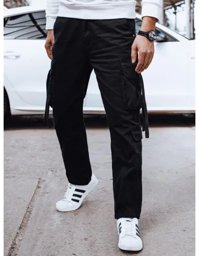 Pánské cargo kalhoty černé
