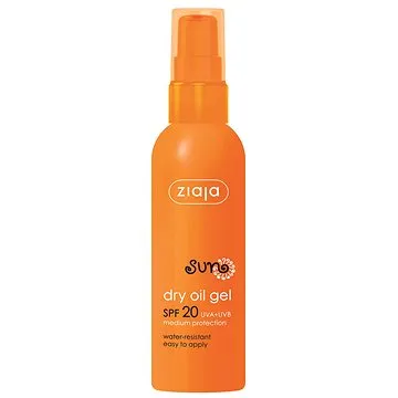 ZIAJA Sun Suchý olej na opalování v gelu s dávkovačem SPF 20 90 ml (5901887037248)