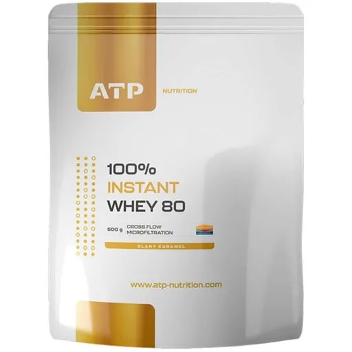 ATP NUTRITION 100% INSTANT WHEY 80 CFM 500 G SLANÝ KARAMEL Syrovátkový protein, , velikost