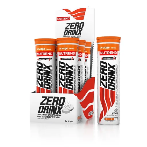 Hypotonický nápoj Nutrend Zerodrinx, 18 tablet pomeranč