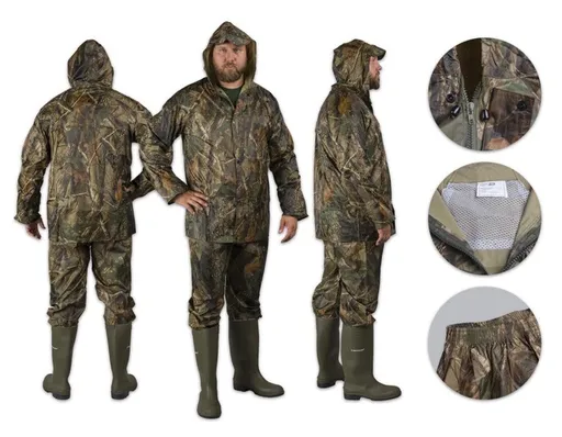 Happy Job Nepromokavý oblek Walis Camou 3D - vel. XL,Happy Job Nepromokavý oblek Walis Camou 3D - vel. XL