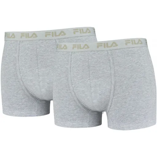 Fila MAN BOXERS 2 PACK Pánské boxerky, šedá, velikost XXL