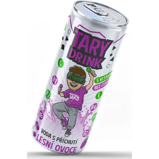 Tary Drink perlivá voda s příchutí lesní ovoce - 0,25l