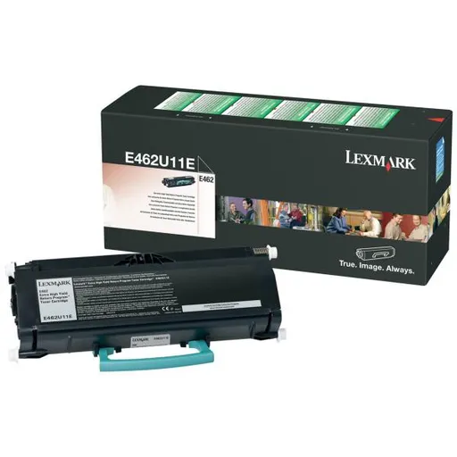 LEXMARK E462U11E - originální toner, černý, 18000 stran