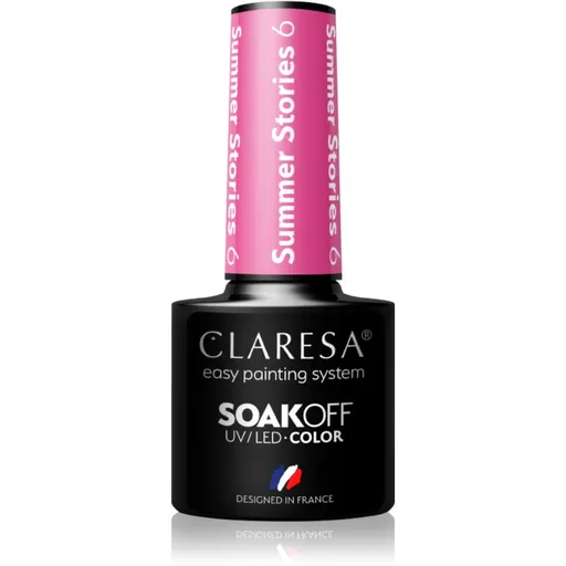 Claresa SoakOff UV/LED Color Summer Stories gelový lak na nehty odstín 6 5 g