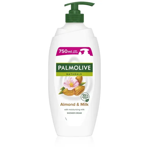 Palmolive Naturals Almond krémový sprchový gel s mandlovým olejem s pumpičkou 750 ml