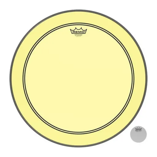 Remo 22" Powerstroke 3 Colortone Yellow