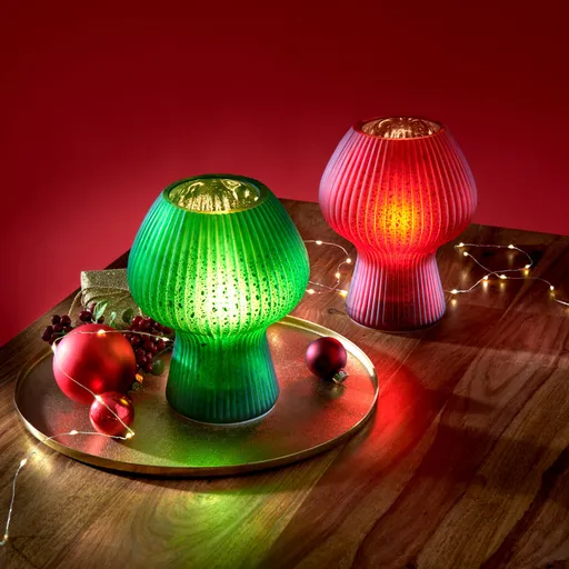 Skleněné LED svítidlo Houba