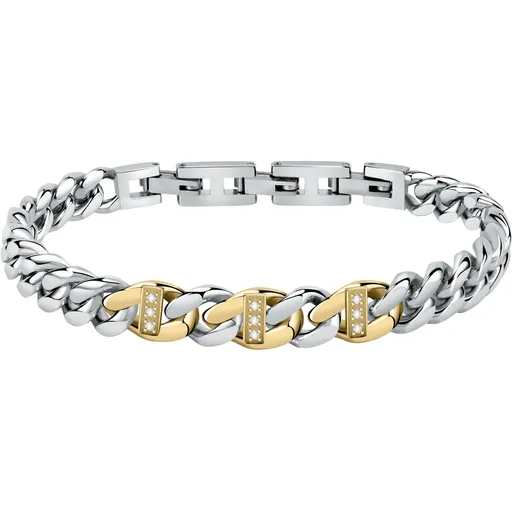 Morellato Luxusní ocelový náramek s diamanty Diamonds SAUK06