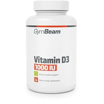 GymBeam Vitamín D3 1000 IU, 60 kapslí (8588007275871)