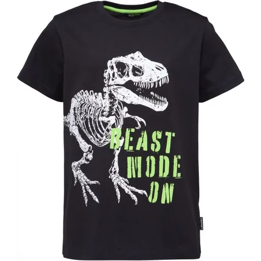 Lewro TYRELL Chlapecké triko, černá, velikost 164-170