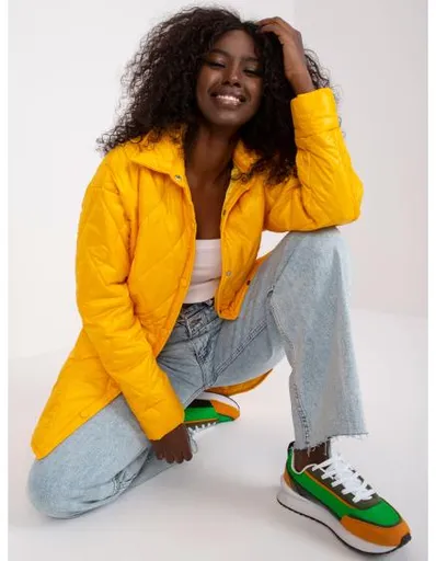 Dámská bunda jarní Callie RUE PARIS tmavě žlutá