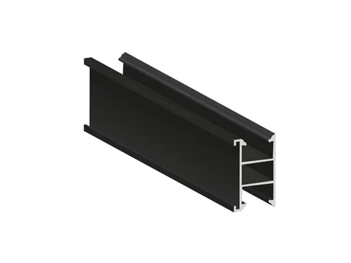 Hliníkový montážní H profil 30x50mm 3,44 m černý