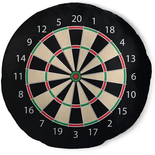 Kulatý polštář Terč na šipky