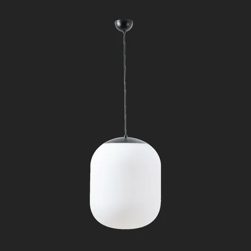 OSMONT TAN67853 TANIA S1 závěsné skleněné svítidlo černá / bílá IP40 4000 K 27W LED DALI