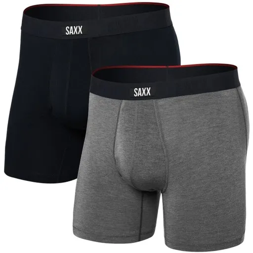 SAXX VIBE EXTRA SUPER SOFT 2PK Pánské boxerky, šedá, velikost