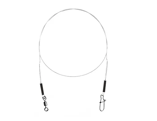 Delphin Fluorokarbonové lanko Bomb! s obratl. a karab. 2ks,Delphin Fluorokarbonové lanko Bomb! s obratl. a karab. 2ks