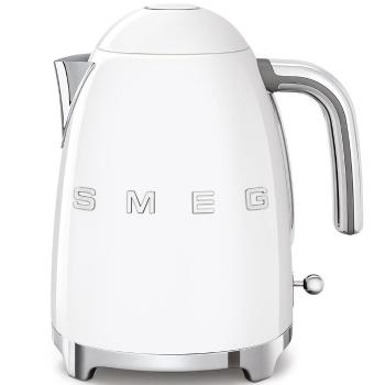 Smeg KLF03WHEU, rýchlovarná kanvica, 1, 7 l, (7 šálok), 2400 W, štýl 50. rokov, biela
