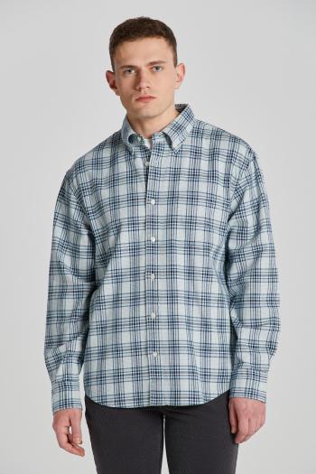 KOŠILE GANT REL TEXTURE CHECK SHIRT CREAM