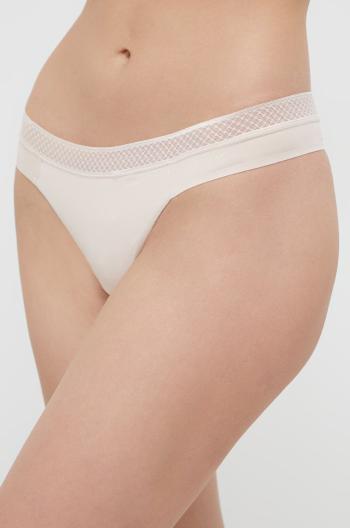 Tanga Calvin Klein Underwear žlutá barva, 000QF6307E